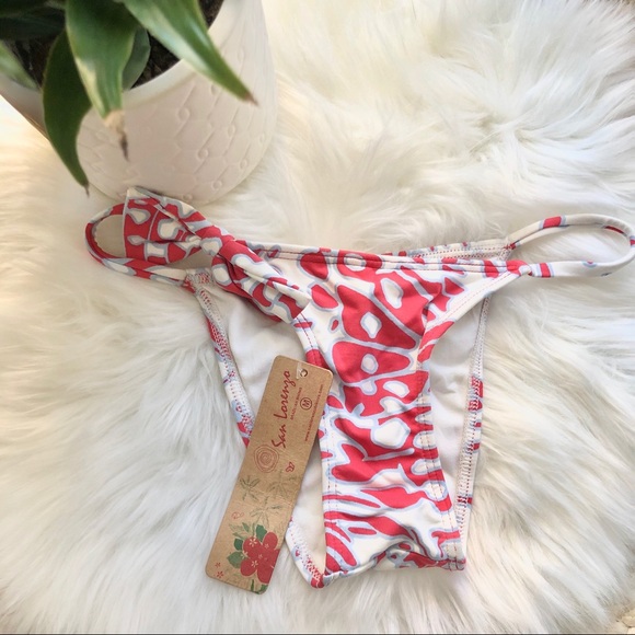NWT San Lorenzo bikini bottoms with bow - Picture 2 of 8